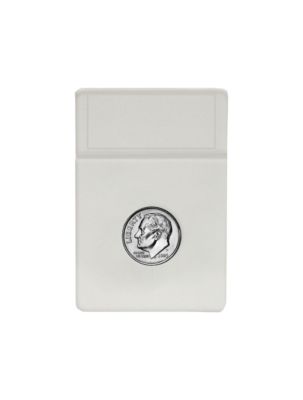 BCW Lot of 25 Display Slab Inserts - White - Dime (#CS120)