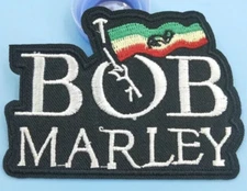 BOB MARLEY Embroidered Iron On Patch wailers reggae ska roots jamaica