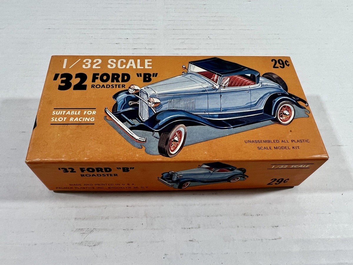Vintage Palmer Plastics 32 Ford Roadster “B”Model Kit #246-39