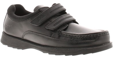 Pod Jungen Schulschuhe Victory Junior Leder schwarz UK Größe