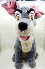Disney Store Collectible Plush Tramp From Lady  The Tramp Missing Collar