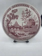 Spode Georgian series Collection Pink Platter 11.5”Rome Victorian England