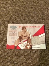 Marty Marion 2004 leaf certified fabric of the game jersey #5/6