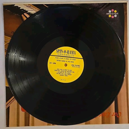 Peter Nero and His Trio Our Love Is Here To Stay Vinyl LP Spin-O-Rama M-151 1959 - Picture 4 of 6