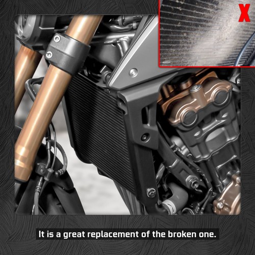 AHOLAA Cooling Cooler Radiator Guard Water Tank For HONDA CB CBR 650 R 2018-2023 - Picture 3 of 18