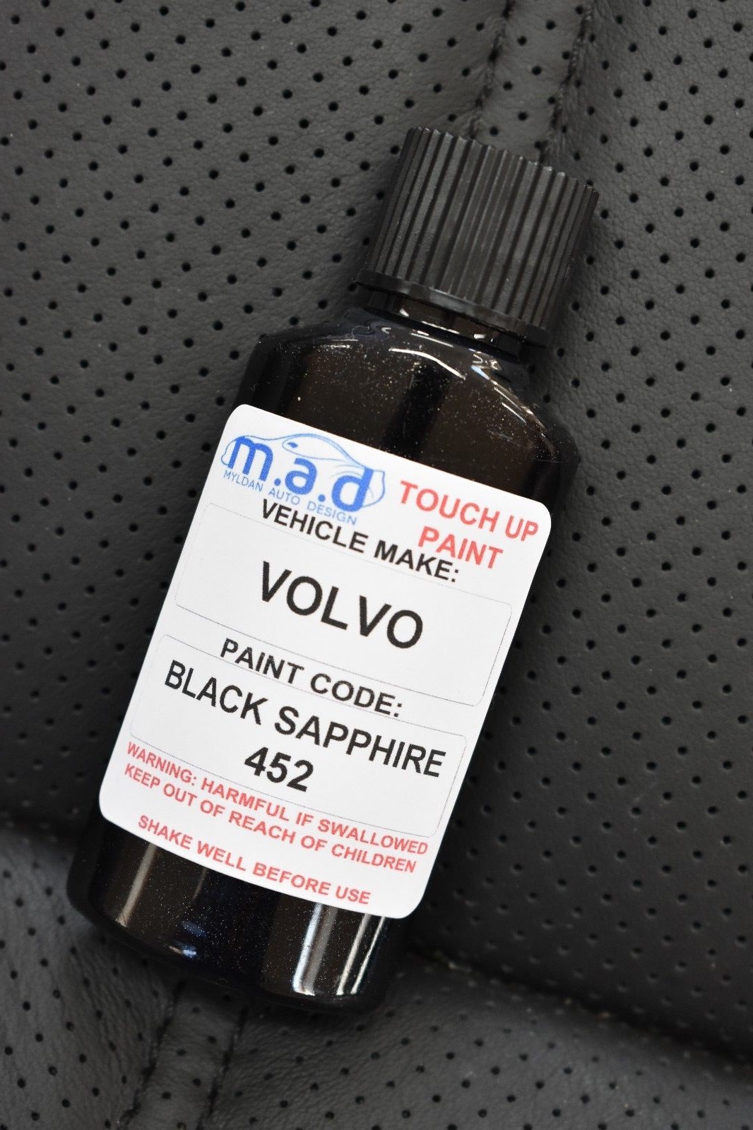 Volvo Black Sapphire Code 452 Paint Touch Up Kit 30ML Bottle Chip