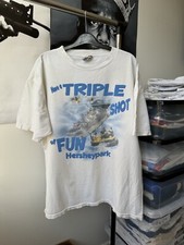 Hershey Men?s XL T-shirt Vintage 90s Hersheypark Promo Graphic Print Tee 1990s