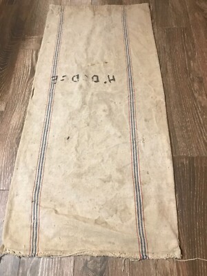 Vintage H. Dodge Stripe Seamless Heavy Cloth empty sack