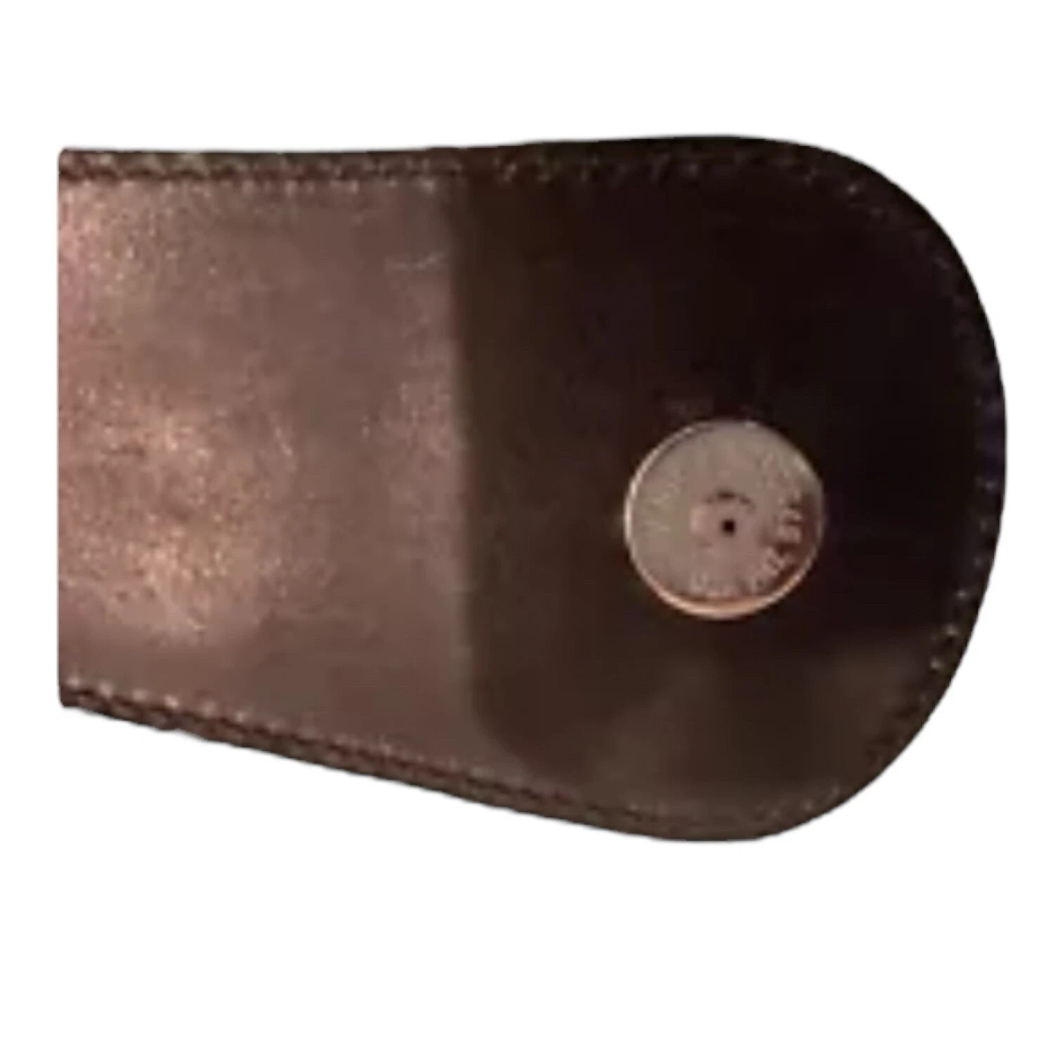 AUTENTICA BORSA DOONEY & BOURKE PELLE NERA CON MANICI E FINITURE IN PELLE MARRONE CHIARO