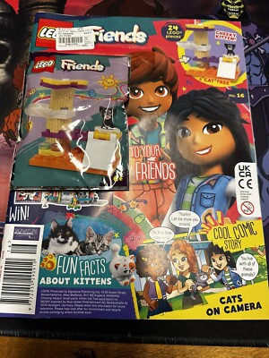 Lego Friends Magazine Issue 16 - 562301 Cat Tree with Kitten foil pack