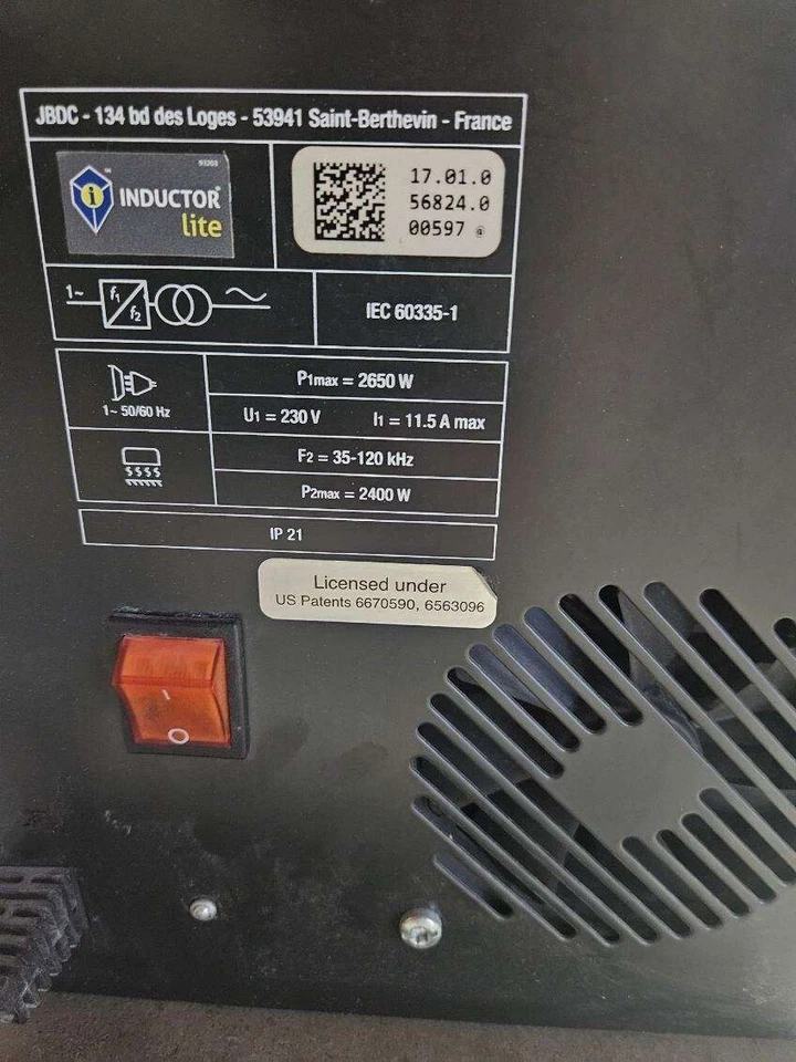 Inducción Innovaciones 220v 2.4 kw Inductor Lite Foto 3 de 4