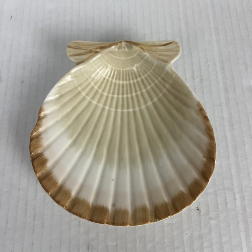 Vintage Muschel Seifenschale überbacken Strandhaus Beachy Tropical
