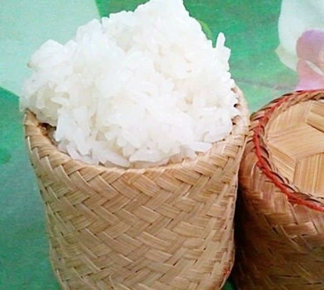 Thai Sticky Rice Basket Storage Lao Bamboo Steamer Cookware Kitchen