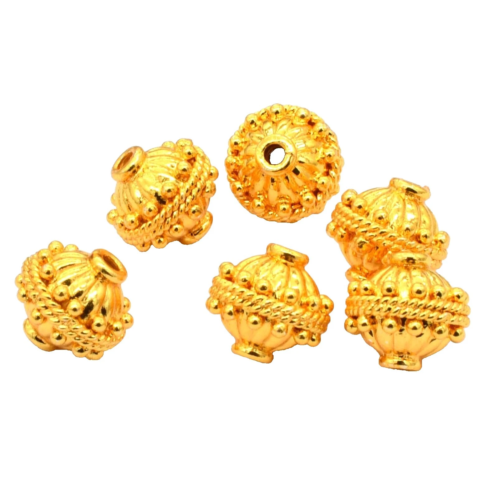 Rondelle Cuentas de Fabricación de Joyas de Oro