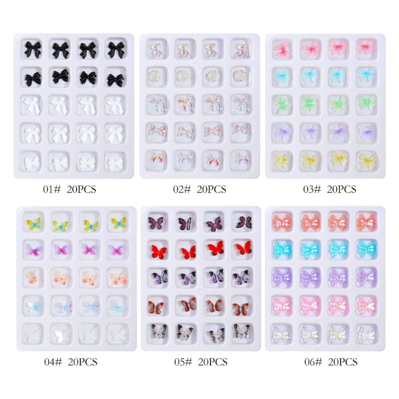 20Pcs Art Craft Resin Art Rhinestones Art Decors Supplies-image