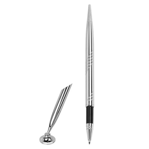 Desktop Pen Ballpoint Pen with Base Counter Service Pen Wedding Guest Sign Pen - Picture 4 of 10