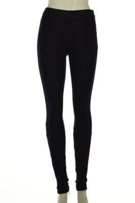 J Crew Womens Leggings Size 00 Navy Blue Solid Casual Slacks Rayon Pants 