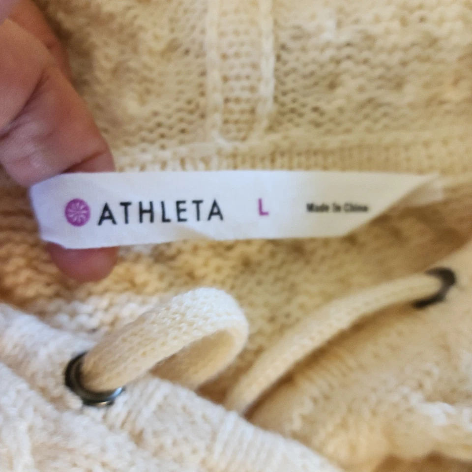 Vestido de atleta a presión fría talla L suéter vestido con capucha lana merino pescador clásico Foto 2 de 4