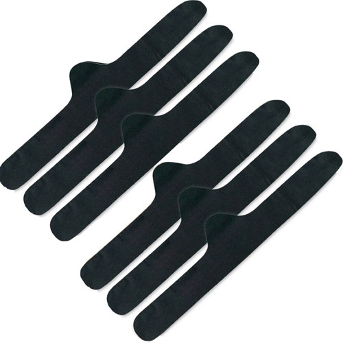 More of Me to Love Cotton & Bamboo Bra Liner 6-Pack, Black - Absorbs Sweat - Picture 13 of 46