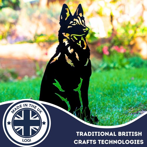 Deutscher Schäferhund Statue Geschenk Besitzer Sie Ihn Wohndeko Garten Ornamente Figur - Bild 29 von 44