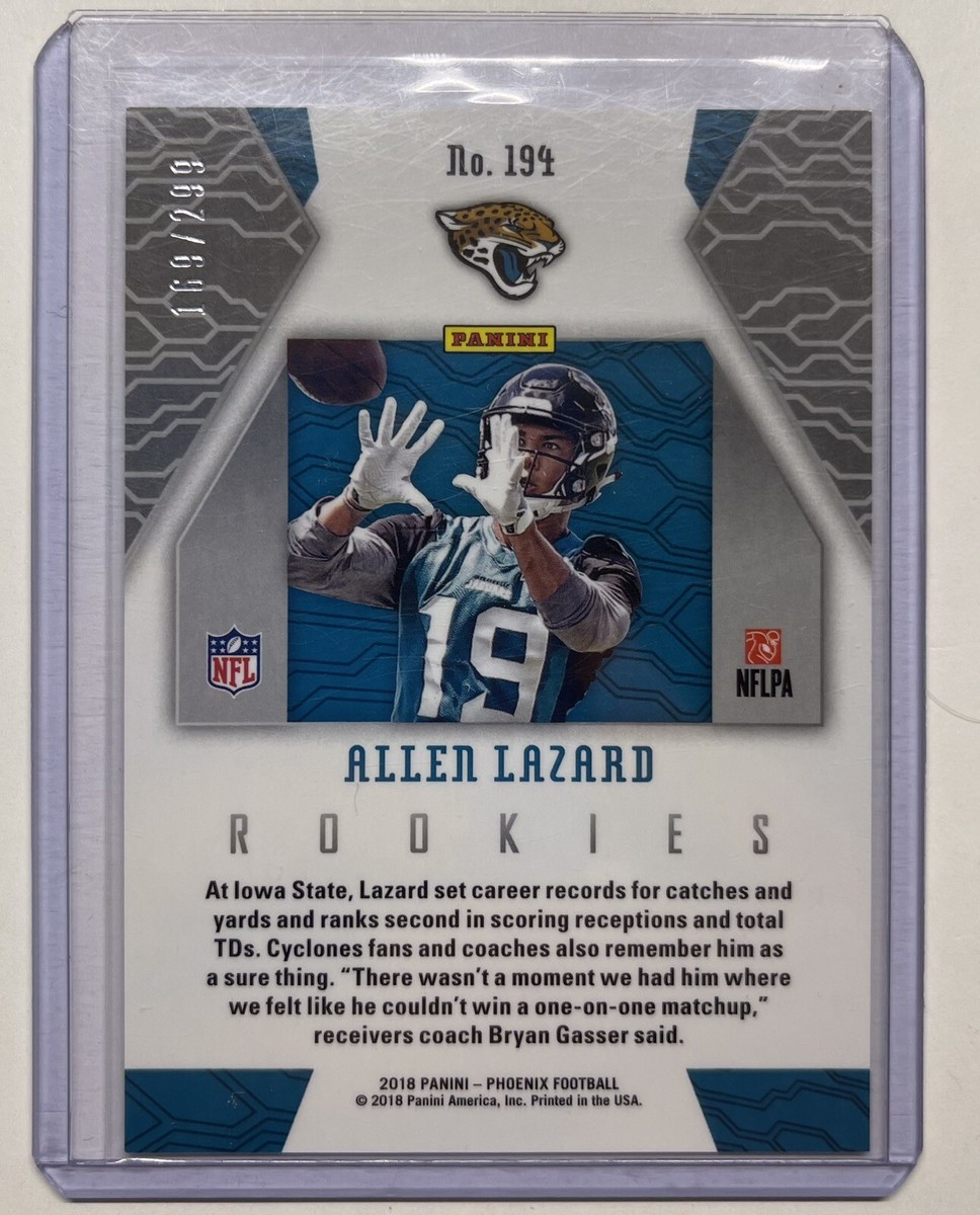 2018 Phoenix Allen Lazard Red Prizm Rookie /299 #194 Packers Jets