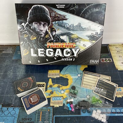 Jeu De Société Pandemic Legacy Saison 2 (Noir) - Z-Man Games - Version Française - Neuf Sous Blister