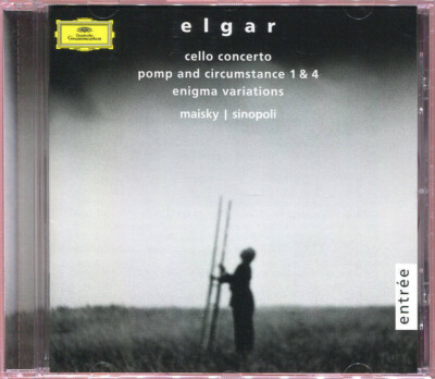 CD  ELGAR  CELLO CONCERTO op.85  POMP AND CIRCUMSTANCE 1&4 enigma  MAISKY..