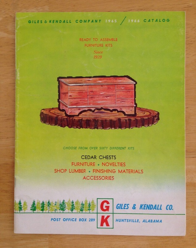 Vtg 1965/1966 Giles & Kendall Co. Catalog Ready To Assemble With Order Sheet