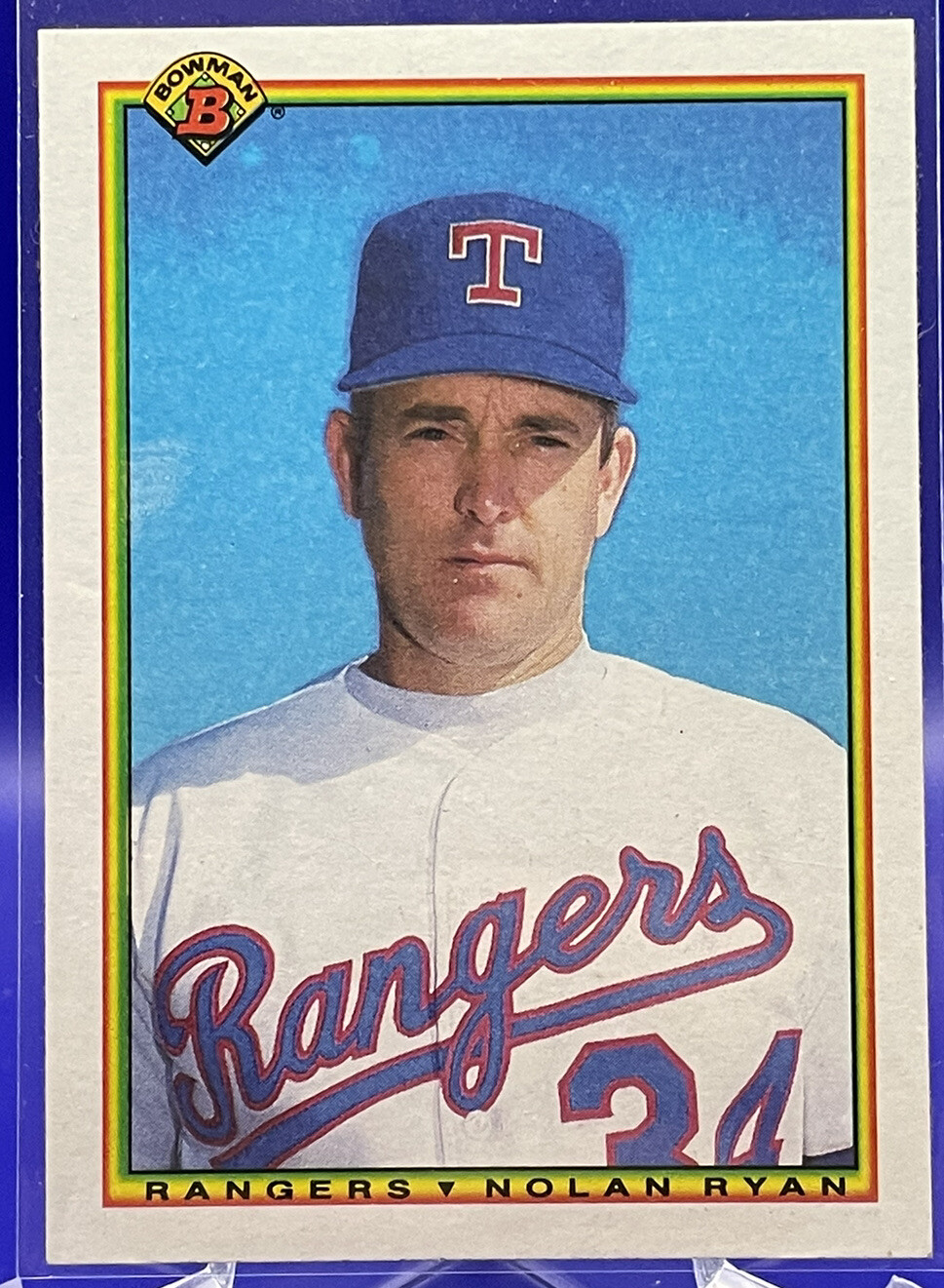 1990 BOWMAN NOLAN RYAN TEXAS RANGERS #486