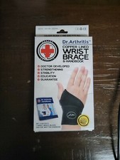 Lightweight,Wrist Support-Strap-Brace-Hand Support, Perfect fit Both Hands Black