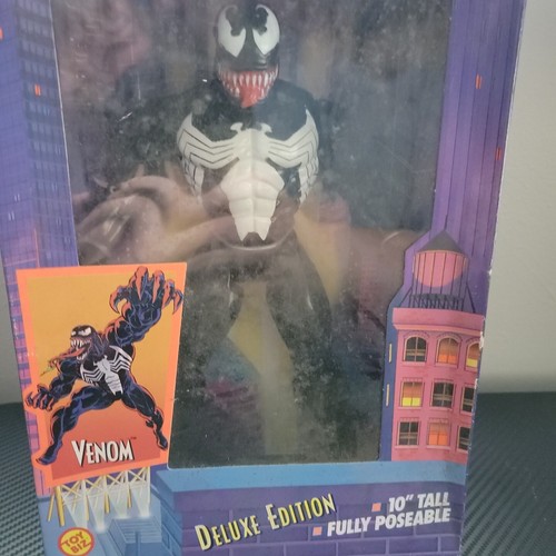ToyBiz Spider-Man Deluxe Edition Original Venom 10" Figure 1994 Vintage Marvel - Picture 4 of 13