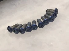 Translucent Blue T6 Torx Screws Set For Cold Steel Recon 1 Knife  - Set of 10Pcs