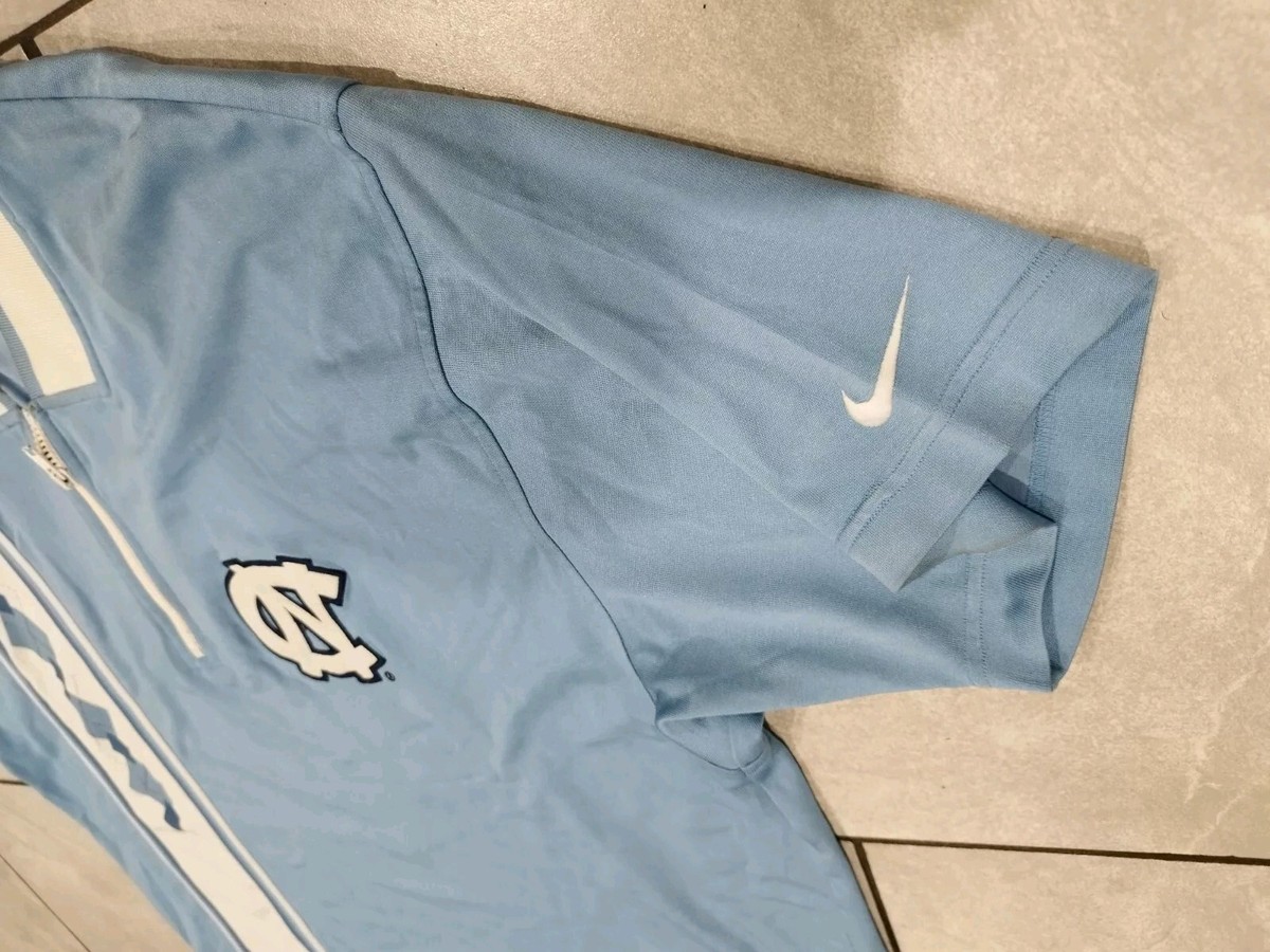 Vintage Nike Men 2XL 1990's UNC Tar Heels 1/4 Zip Warm Up