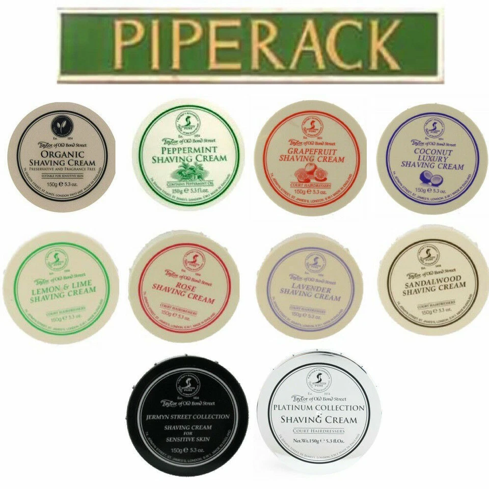 TAYLOR OF OLD BOND STREET Taylor Of Bond Street Rasiercreme - alle Düfte verfügbar - glatte Rasur - 150G