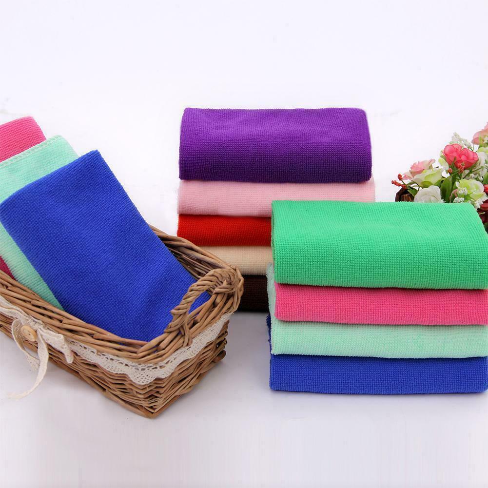 Microfiber Cleaning Cloth Towel Rag For Car Polishing Detailing,Tableware|NEW
