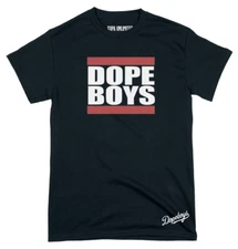 Hip Hop Classic Dopeboys Urban Classic Designs Black T-Shirt Size S-4XL