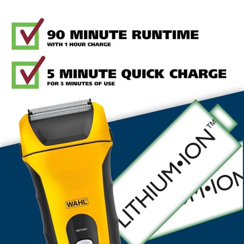 Wahl Waterproof Rechargeable Electric Shaver with Precision Trimmer Men's Beard - Picture 13 of 17