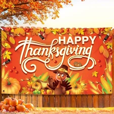 KatchOn, Happy Thanksgiving Banner - XtraLarge, 72x44 Inch | Happy Thanks giv...