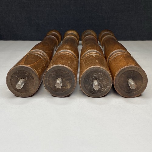 Set of (4) Wooden Replacement Legs for Grafonola by Guild Original - Picture 5 of 15