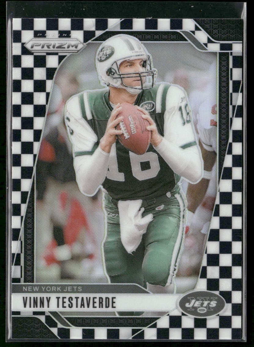 2024 Panini Prizm #229 Vinny Testaverde Black and White Checker