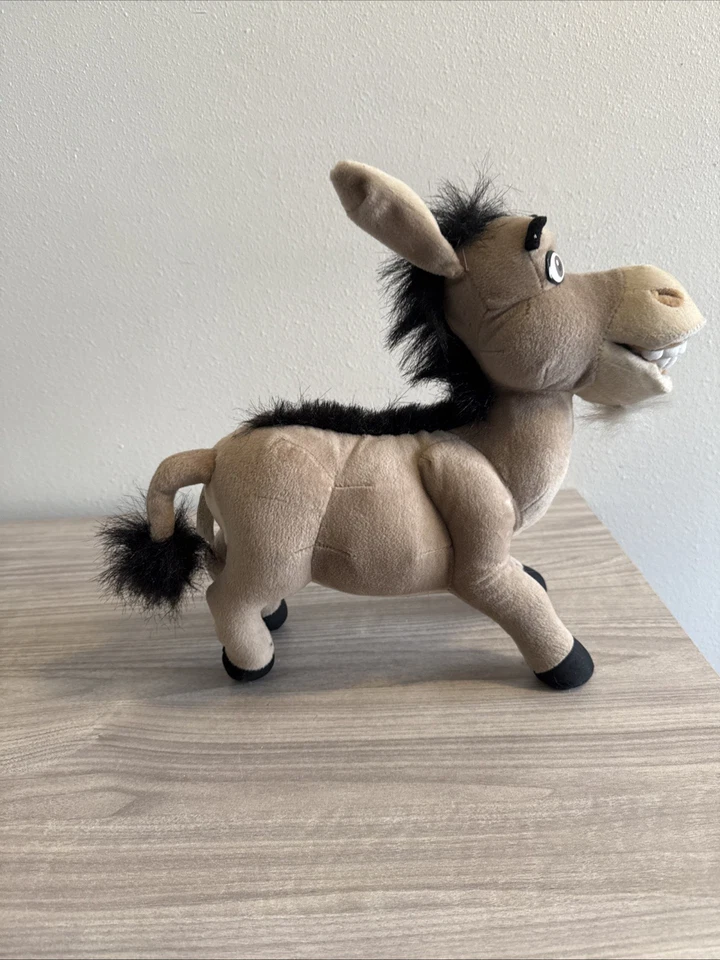 Nanco Dreamworks Shrek 2 DONKEY 13” Plush Stuffed Animal Toy Retired 2004 - Image 3 of 4