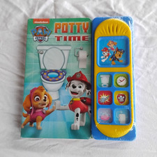Nickelodeon Paw Patrol Potty Time Play-a-Sound Book 7 Sounds Potty Training 2021