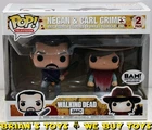 Funko Pop Television Walking Dead Negan & Carl Grimes Vinyl Figure 2-Pack NR