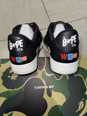 A Bathing Ape. OZX SH M191307 N BKX 12. Bape Sta Low Shark Pack Black. 12 Men s.