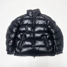 100% AUTENTICO MONCLER MAYA TAGLIA 6 3XL NERO GIACCA UOMO PIUMINO 2XL
