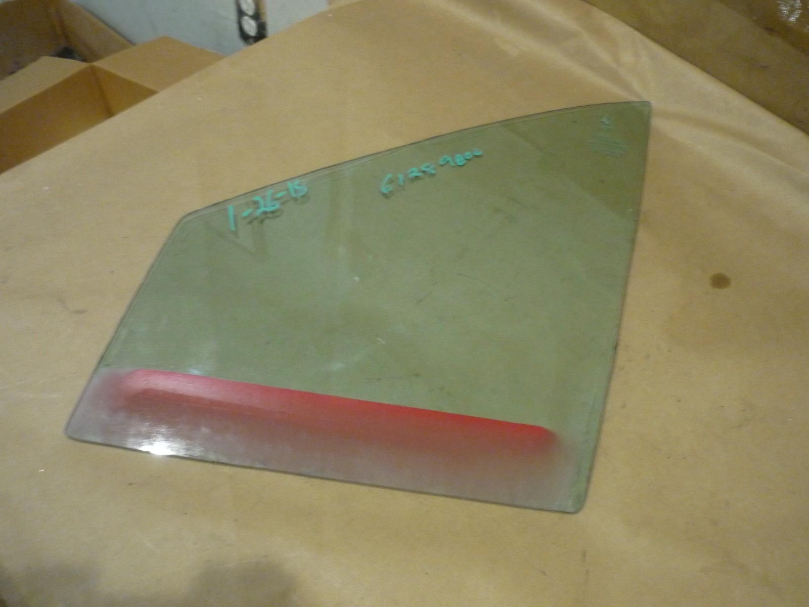 Ferrari Mondial Cabriolet - LH Door Fixed Quarter Light Glass - P/N 61289800