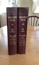Massachusetts Real Eastate Law Books 3rd Ed 2...