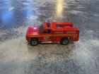 1974 HOT WHEELS Emergency Unit #50 First Aid Fire Truck Hong Kong Mattel Vintage