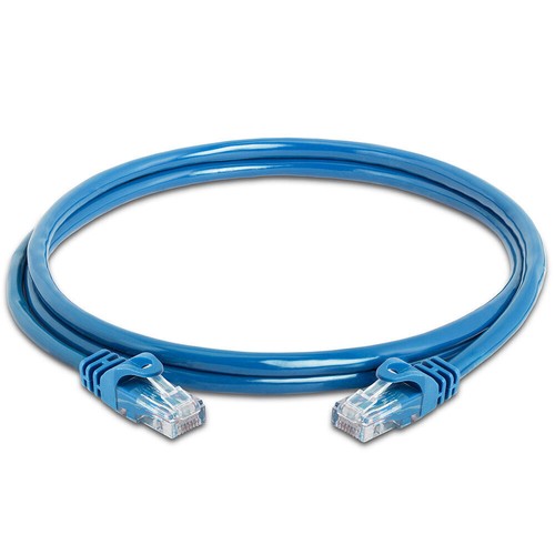 5 Feet Cat6 Cable Blue LAN Cat 6 Ethernet Patch Cord RJ45 Internet Modem Cable - Picture 2 of 3