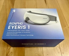 RENPHO Eyeris 1 Eye Massager w/ Acupoints, Heat & Bluetooth Music Model RF-EM001